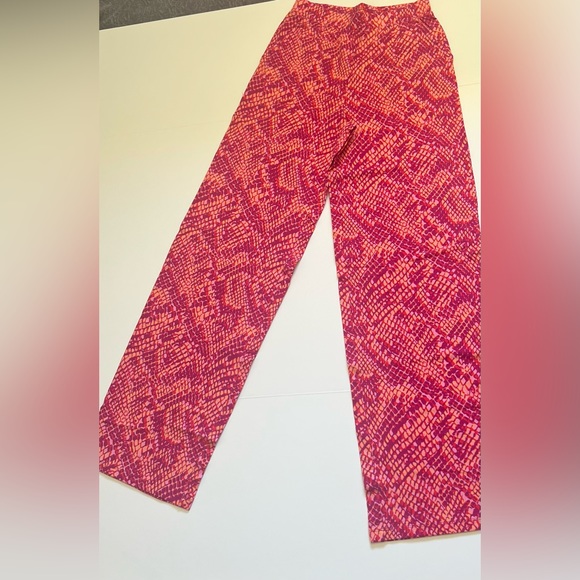 NWOT D&Co Beach Women’s Pink & Orange Tone Pull On Pants SZ XXS🩷 - Picture 2 of 11